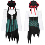 Damen Pirat Cosplay Kostüm Outfits Halloween Karneval Anzug