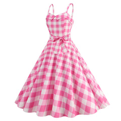 Damen rosa Cosplay Kostüm Rosa Kleid Outfits Halloween Karneval Party Anzug