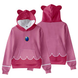 Damen rosa Hoodie 3D Druck Hoodie Sweatshirt Streetwear Pullover