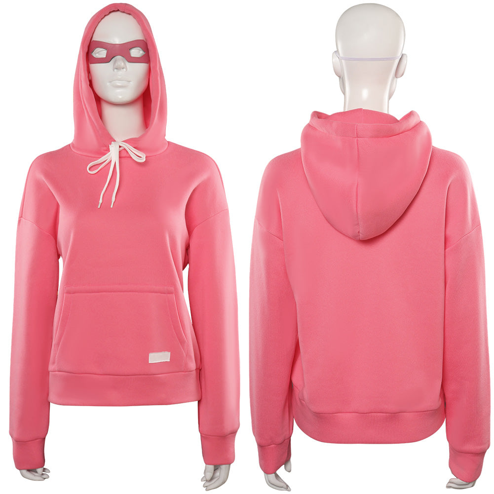Damen rosa Hoodie Halloween produkte lässig Cosplay Kostüm Outfits Halloween Karneval Anzug