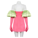 Damen rosa Kleid Kostüm Outfits Halloween Karneval Party Anzug
