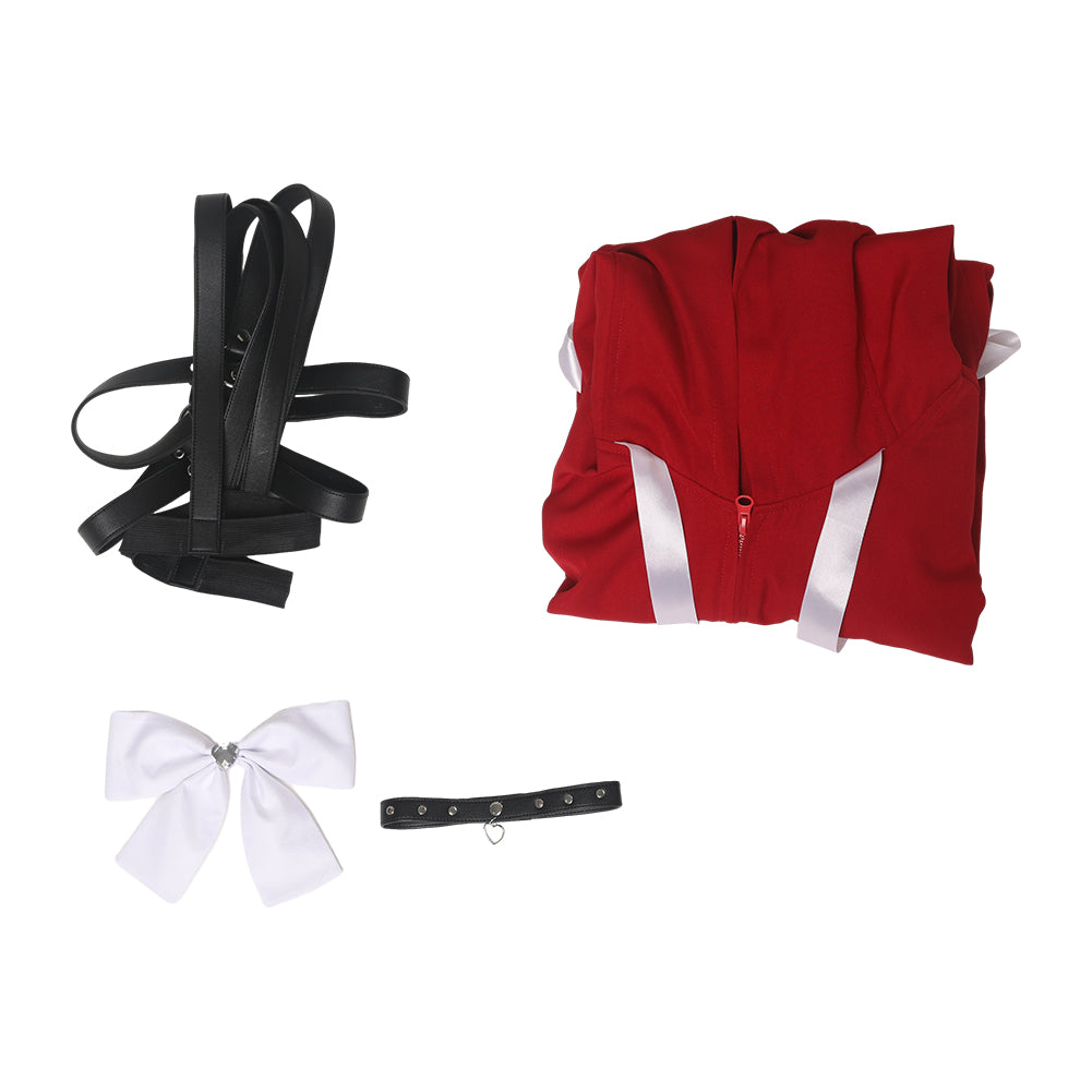 Damen Roter Hoodie Pullover Cosplay Kostüm Outfits Halloween Karneval Anzug