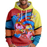 Damen The Amazing Digital Circus Pomni Cosplay Hoodie 3D Druck Sweatshirt mit Kapuze Pullover
