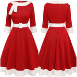 Damen Weihnachten rot Kleid Cosplay Kostüm Outfits Weihnachten Anzug