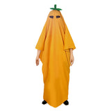 Erwachsene Gespenst Fratze Kürbis Schal Mantel Outfits Cosplay Kostüm Halloween Karneval Party Anzug
