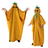 Erwachsene Gespenst Fratze Kürbis Schal Mantel Outfits Cosplay Kostüm Halloween Karneval Party Anzug
