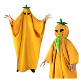 Erwachsene Gespenst Fratze Kürbis Schal Mantel Outfits Cosplay Kostüm Halloween Karneval Party Anzug