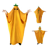 Erwachsene Gespenst Fratze Kürbis Schal Mantel Outfits Cosplay Kostüm Halloween Karneval Party Anzug