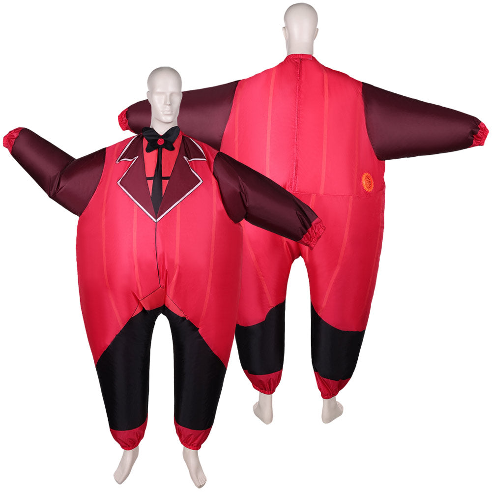 Erwachsene unisex Hazbin Hotel Aufblasbare Anzüge Fancy Party Dress Halloween Karneval Party Anzug Aufblasbare Kostüm Alastor