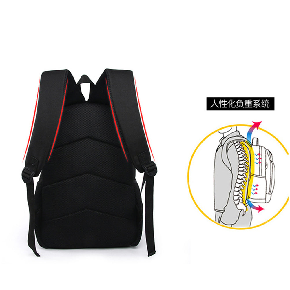 FANF Schultasche Reise Rucksack Umhängetasche Federtasche Dreiteiliges Set Geschenk für Kinder Studenten