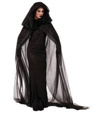Damen Hexe Geist lang Robe Halloween Kanreval Kostüm