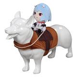 Halloween Karneval Anzug Ayanami Rei Haustier Hunde Kleidung Ritter Stil mit Puppe