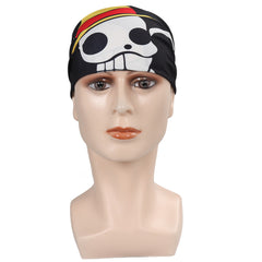 Halstuch Strohhut Totenkopf Banner Hut Stirnband Halloween Karneval Kostüm Zubehör