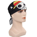 Halstuch Strohhut Totenkopf Banner Hut Stirnband Halloween Karneval Kostüm Zubehör