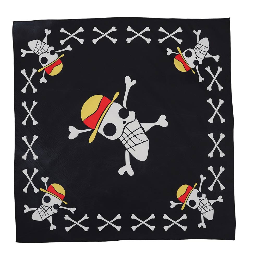Halstuch Strohhut Totenkopf Banner Hut Stirnband Halloween Karneval Kostüm Zubehör