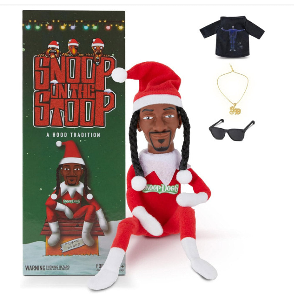Harz Spielzeug Cartoon weiche Plüschpuppen Maskottchen Geburtstag Weihnachtsgeschenk Snoop auf der Straße Hip Hop Liebhaber
