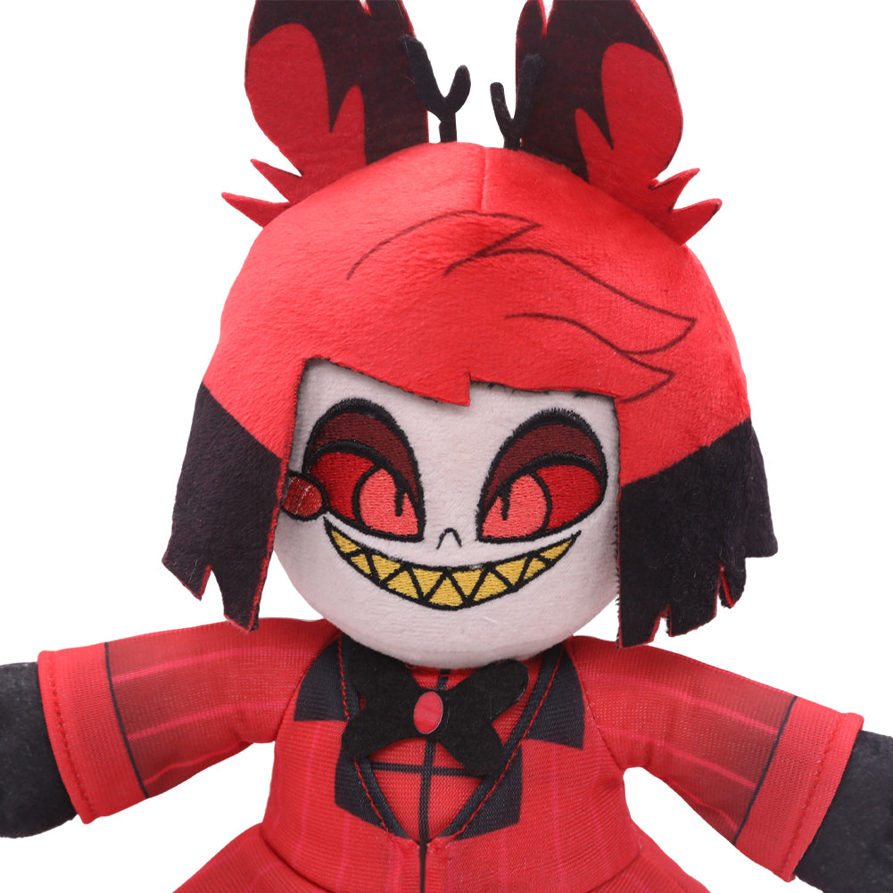 Hazbin Hotel Alastor Cosplay Plüschtiere Cartoon weiche Plüschpuppen Maskottchen Geburtstag Geschenk