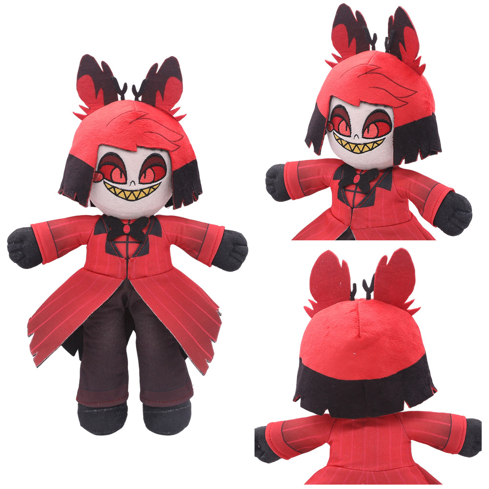 Hazbin Hotel Alastor Cosplay Plüschtiere Cartoon weiche Plüschpuppen Maskottchen Geburtstag Geschenk