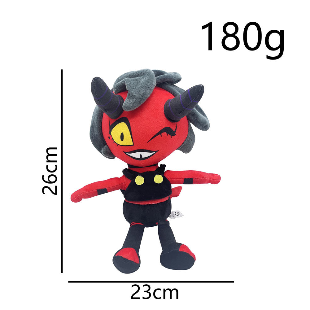 Hazbin Hotel Helluva Boss Cosplay Plüschtiere Cartoon weiche Plüschpuppen Maskottchen Geburtstag Weihnachtsgeschenke