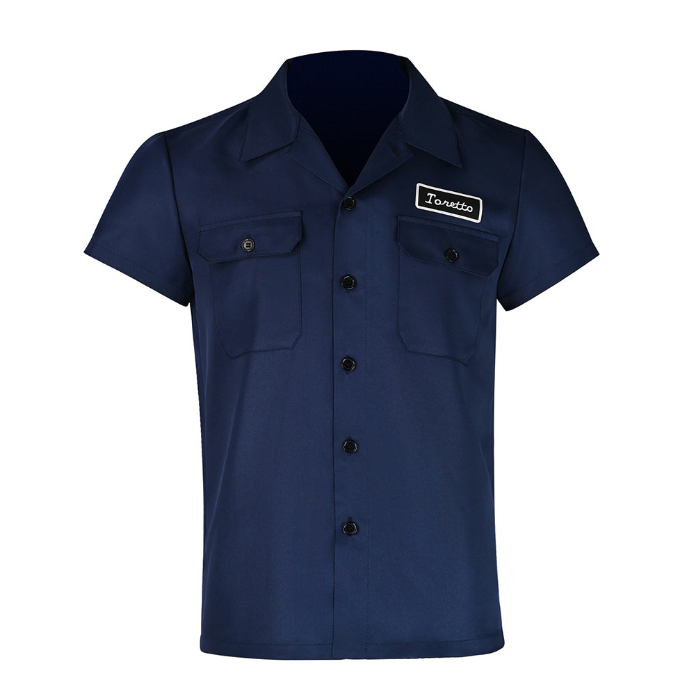 Halloween Hawaii Hemd Herren - Skelett Shirt Mit Kürbis Muster