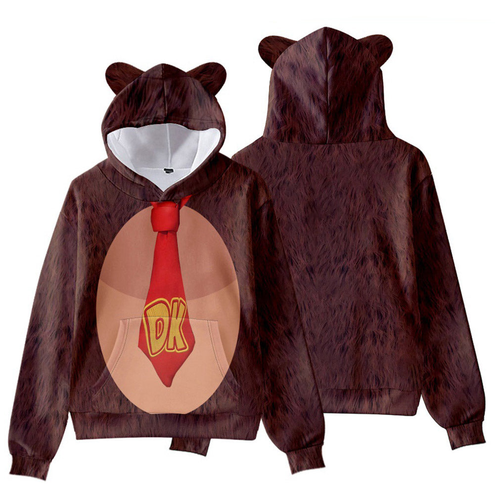 Herren Hoodie 3D Druck Sweatshirt mit Kapuze Streetwear Pullover