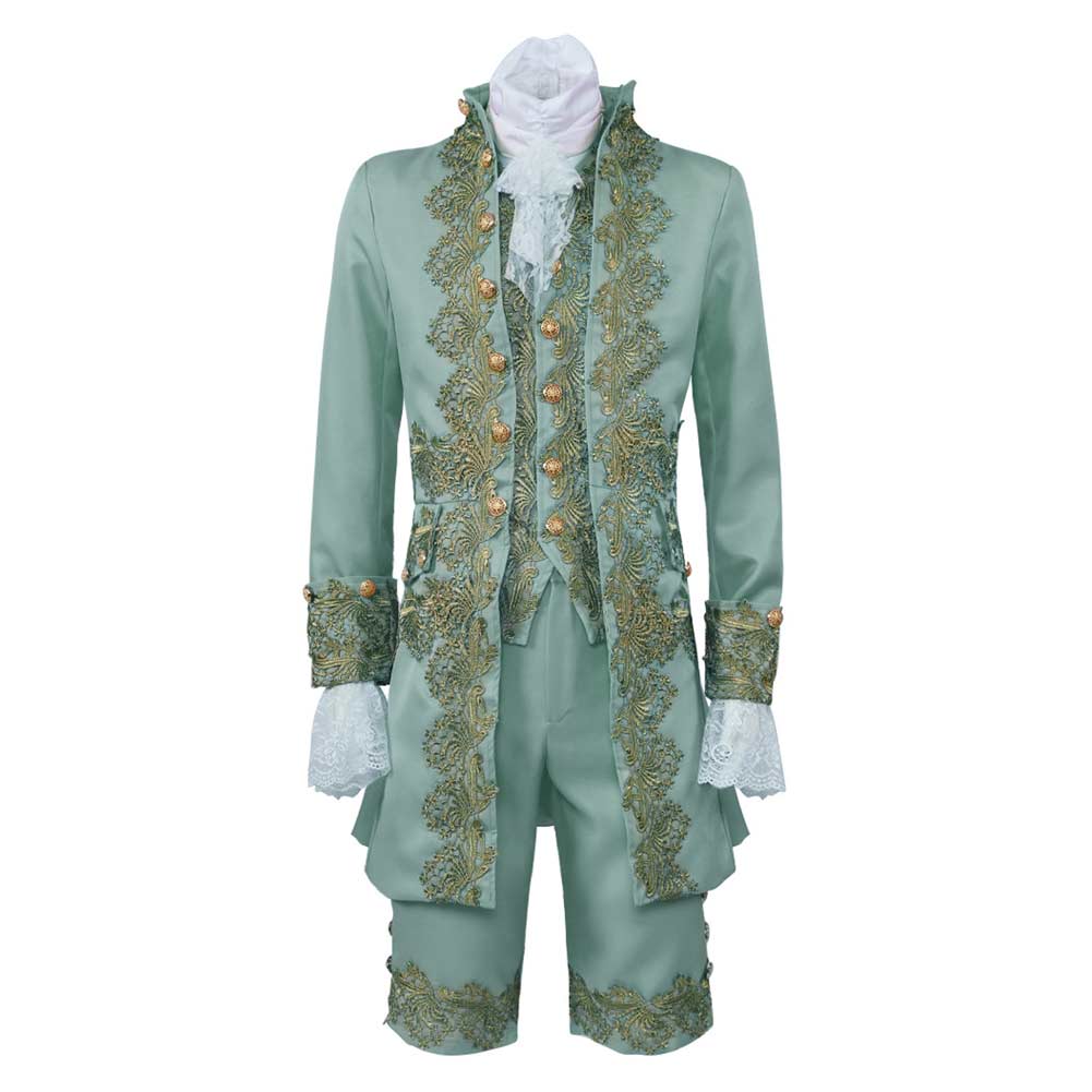 Herren Retro viktorianischer Palast Prinz Cosplay Kostüm Outfit Halloween Anzug Performance Outfit