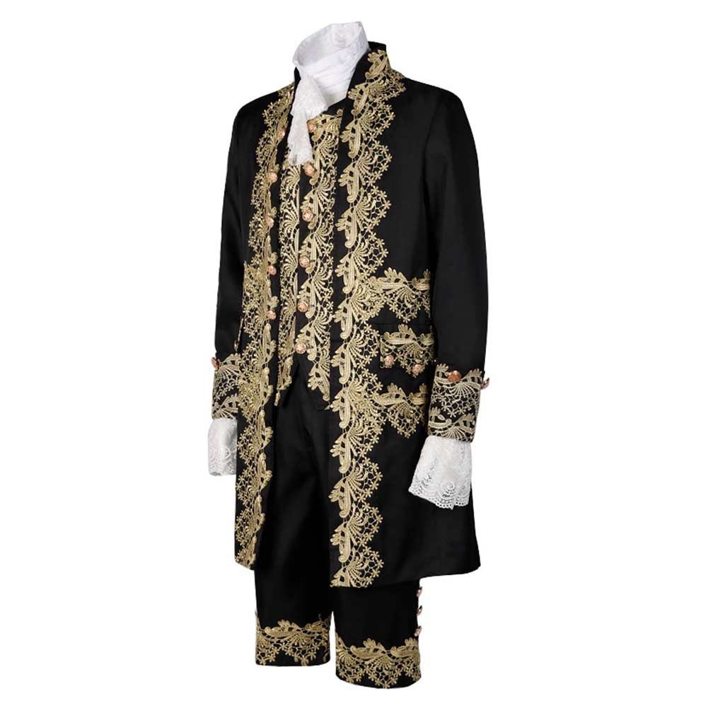 Herren Retro viktorianischer Palast Prinz Cosplay Kostüm Outfit Halloween Performance Outfit