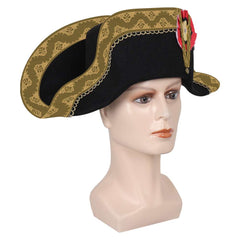 Kapitänshut Napoleon Präsident Heu Outfits Halloween Karneval Kostüm Zubehör Mütze Prop Hut Frankreich