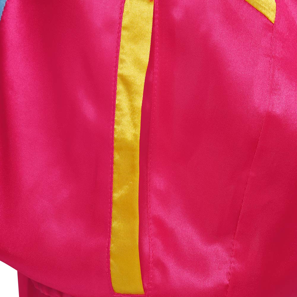 Kinder 80er Jahre Retro Cosplay Kostüm Jacke Mantel Hose Stirnband Outfits Halloween Karneval Party Anzug Trainingsanzug