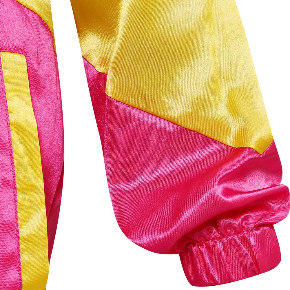 Kinder 80er Jahre Retro Cosplay Kostüm Jacke Mantel Hose Stirnband Outfits Halloween Karneval Party Anzug Trainingsanzug
