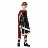 Kinder Antiker römischer Samurai Cosplay Kostüm Outfits Halloween Karneval Anzug