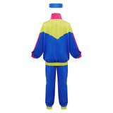 Kinder Cosplay Kostüm Outfits Halloween Karneval Anzug Retro Trainingsanzug