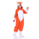 Kinder Fuchs Jumpsuit Cosplay Kostüm Outfits Halloween Karneval Anzug