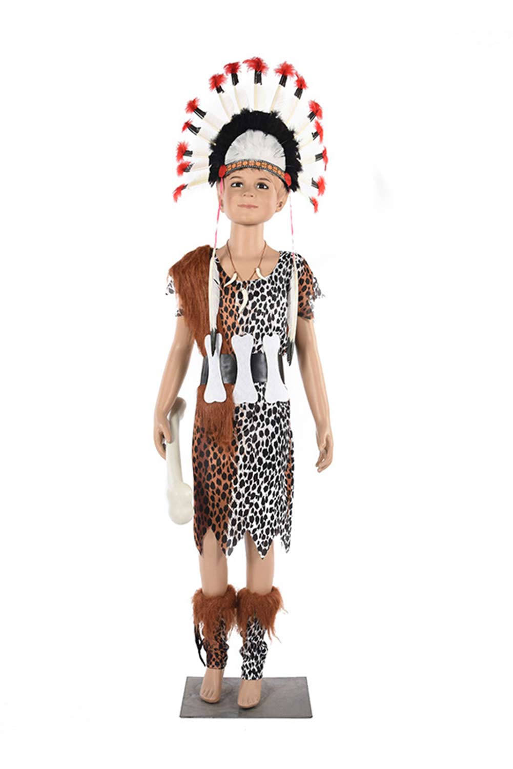 KIRALOVE Indianer Kostüm Für Kinder – Jacke, Stirnband & Feder – Ideal Für Karneval Und Halloween KIRALOVE Indianer Kostüm Für Kinder – Jacke, Stirnband & Feder – Ideal Für Karneval Und Halloween