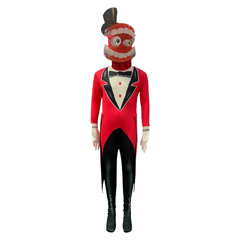 Kinder Jumpsuit The Amazing Digital Circus - Caine Cosplay Kostüm Outfits Halloween Karneval Anzug TV