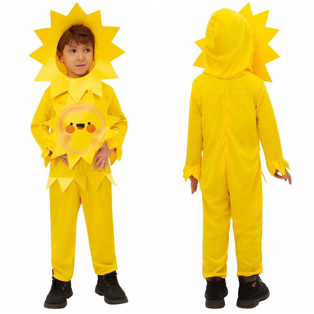 Kinder Jumpsuit Weihnachten Sonne Cosplay Kostüm Outfits Halloween Karneval Anzug