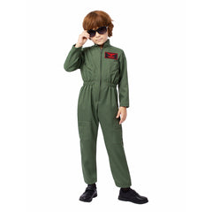Kinder Kampfpilot Cosplay Kostüm Outfits Halloween Karneval Anzug