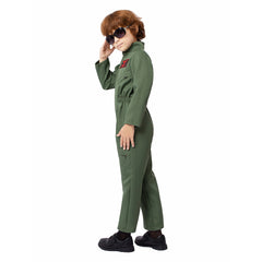 Kinder Kampfpilot Cosplay Kostüm Outfits Halloween Karneval Anzug