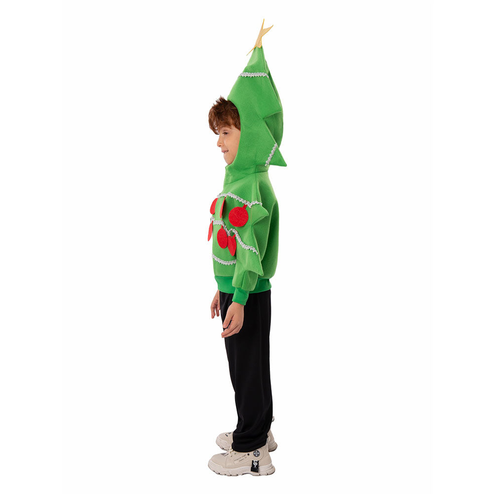 Kinder Kinderjacke Cosplay Kostüm Outfits Halloween Karneval Anzug Weihnachtsbaum