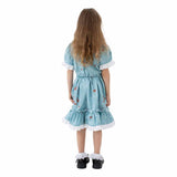 Kinder Mädchen blau Kleid Cosplay Kostüm Outfits Halloween Kostüm Karneval Party Anzug