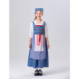 Kinder Mädchen Cosplay Kostüm Kleid Fantasia Outfits Halloween Karneval Party Verkleidung Rollenspiel Anzug