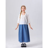 Kinder Mädchen Cosplay Kostüm Kleid Fantasia Outfits Halloween Karneval Party Verkleidung Rollenspiel Anzug