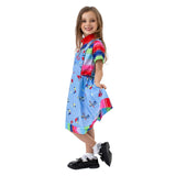 Kinder Mädchen Cosplay Kostüm Kleid Outfits Halloween Karneval Anzug