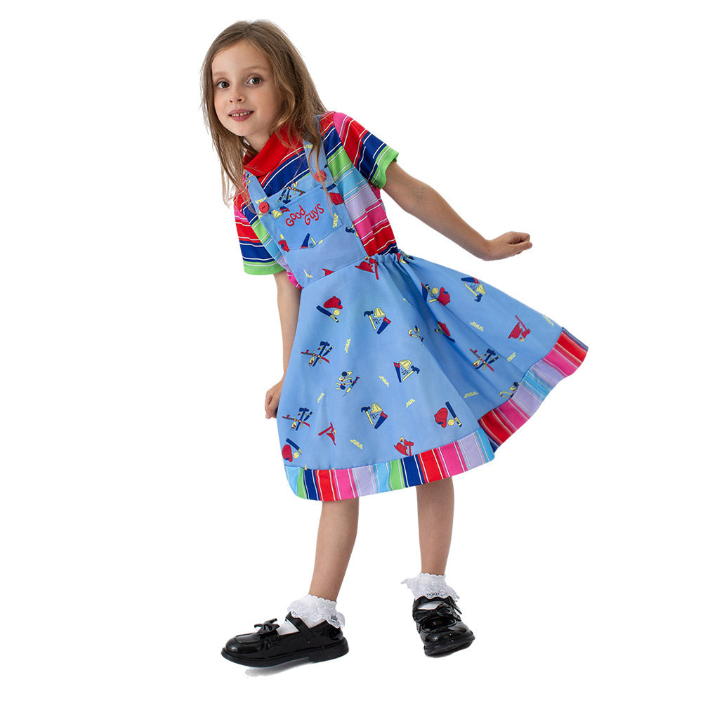 Kinder Mädchen Cosplay Kostüm Kleid Outfits Halloween Karneval Anzug