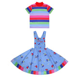 Kinder Mädchen Cosplay Kostüm Kleid Outfits Halloween Karneval Anzug