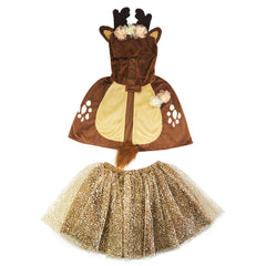 Kinder Mädchen Elch Weihnachten Mädchen Kleid Cosplay Kostüm Outfits Weihnachten Anzug