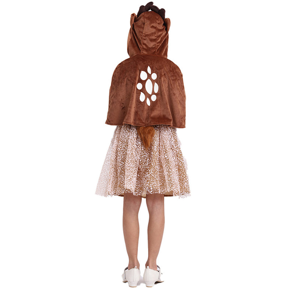 Kinder Mädchen Elch Weihnachten Mädchen Kleid Cosplay Kostüm Outfits Weihnachten Anzug