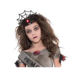  Kinder Mädchen Geister Cosplay Haarband Halloween Party Dekoration Spinnennetz Hexe Tanz Stirnband Foto Requisiten Halloween Karneval Kopfbügel