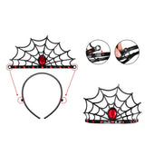  Kinder Mädchen Geister Cosplay Haarband Halloween Party Dekoration Spinnennetz Hexe Tanz Stirnband Foto Requisiten Halloween Karneval Kopfbügel