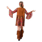 Kinder Mädchen Hippie Cosplay Kostüm Outfits Halloween Karneval Anzug